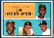 1961 Topps # 43 N.L. Home Run Leaders (w/Hank Aaron/Ernie Banks)