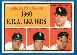 1961 Topps # 46 A.L. ERA Leaders (Jim Bunning/Art Ditmar)