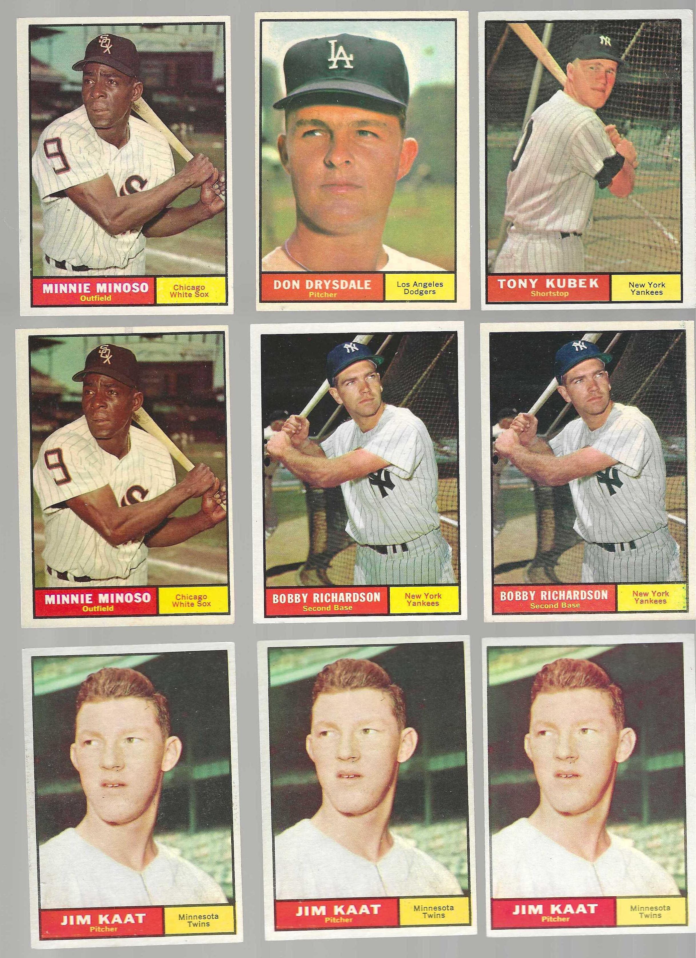 1961 Topps #265 Tony Kubek (Yankees) Baseball cards value