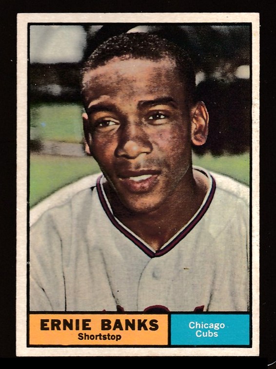 1961 Topps #350 Ernie Banks [#] (Cubs) Baseball cards value