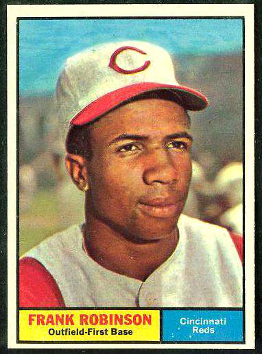 1961 Topps #360 Frank Robinson [#] (Reds) Baseball cards value