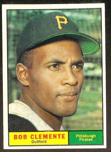 1961 Topps #388 Roberto Clemente [#] (Pirates) Baseball cards value