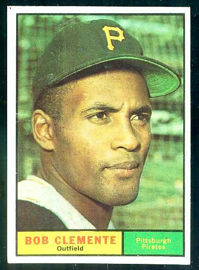 1961 Topps #388 Roberto Clemente [#] (Pirates) Baseball cards value