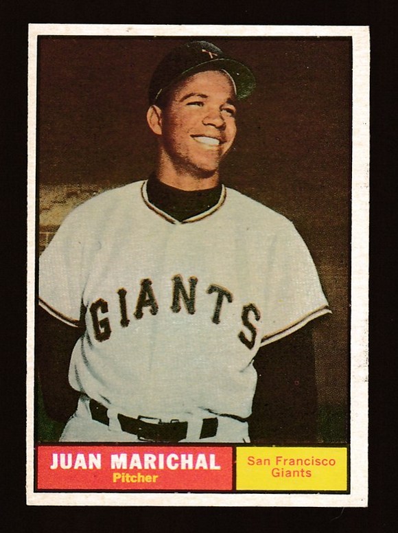 1961 Topps #417 Juan Marichal ROOKIE SHORT PRINT [#] (Giants) Baseball cards value