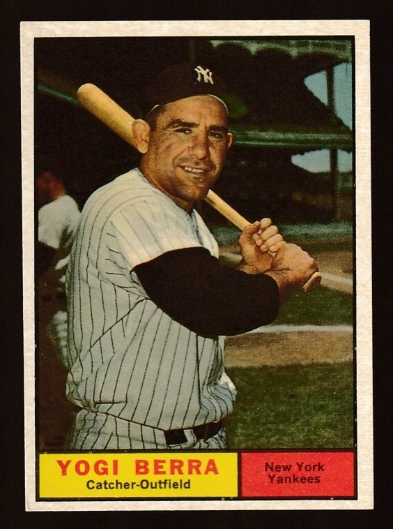 1961 Topps #425 Yogi Berra [#] (Yankees) Baseball cards value