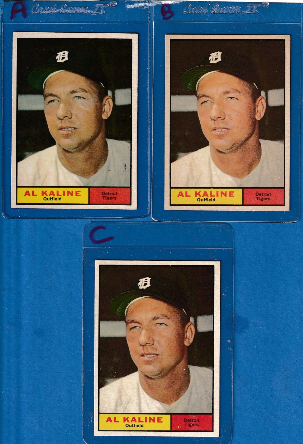 1961 Topps #429 Al Kaline [#] (Tigers) Baseball cards value