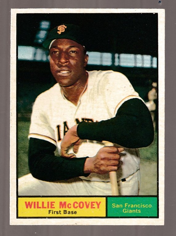 1961 Topps #517 Willie McCovey [#] (Giants,2nd yr) Baseball cards value