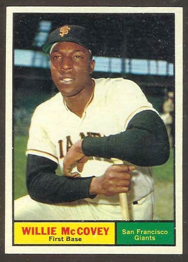 1961 Topps #517 Willie McCovey [#] (Giants,2nd yr) Baseball cards value