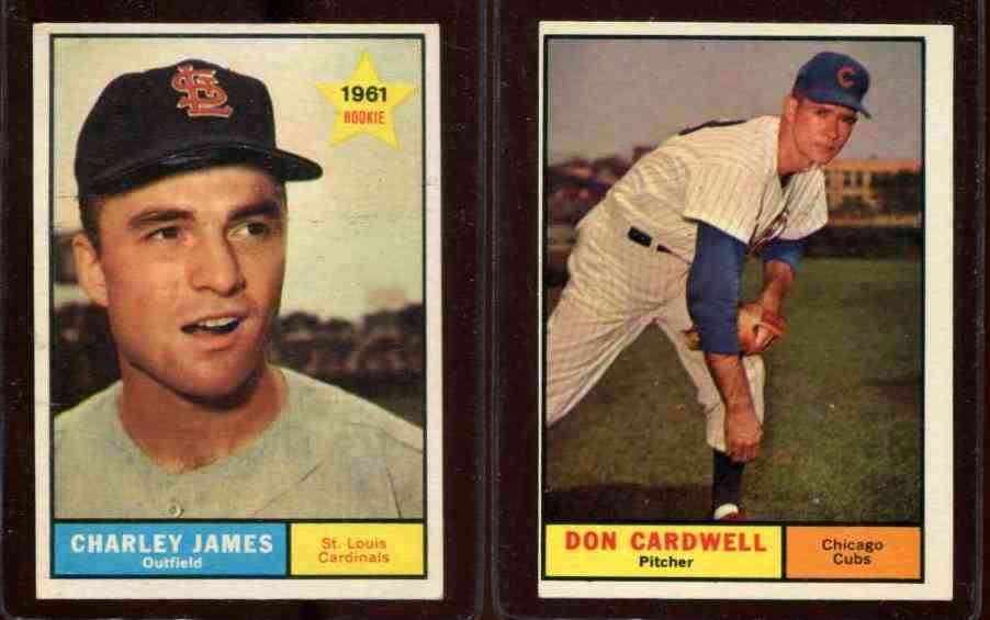 1961 Topps #561 Charley James SCARCE HIGH # [#] (Cardinals) Baseball cards value