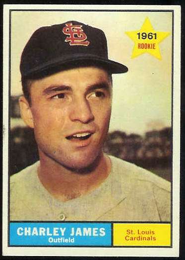 1961 Topps #561 Charley James SCARCE HIGH # [#] (Cardinals) Baseball cards value