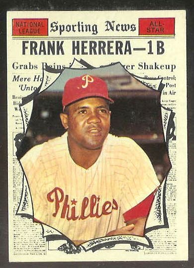 1961 Topps #569 Frank Herrera All-Star [#] SCARCE HIGH # (Phillies) Baseball cards value