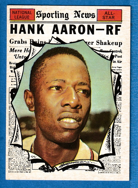 1961 Topps #577 Hank Aaron All-Star SCARCE HIGH # (Braves) Baseball cards value