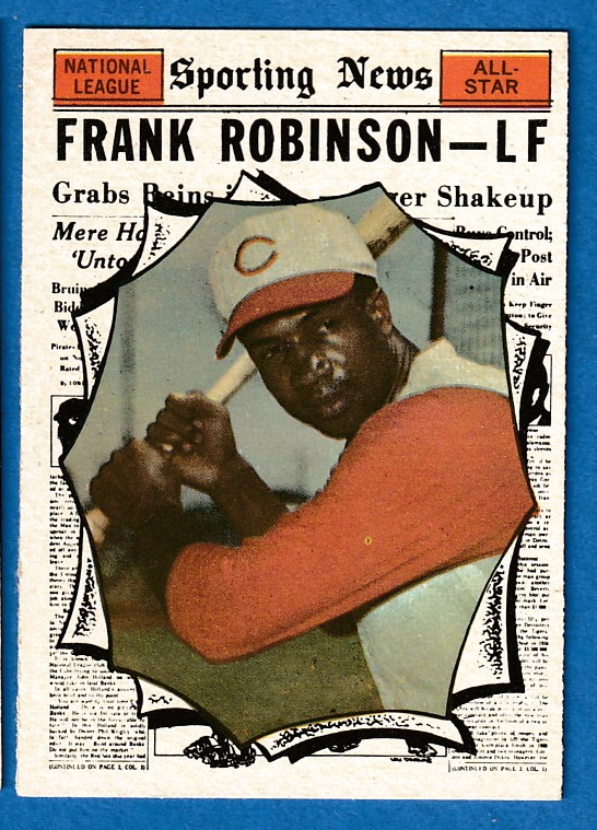 1961 Topps #581 Frank Robinson All-Star SCARCE HIGH # (Orioles) Baseball cards value