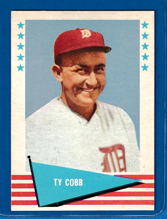 1961 Fleer # 14 Ty Cobb [#] (Tigers) Baseball cards value