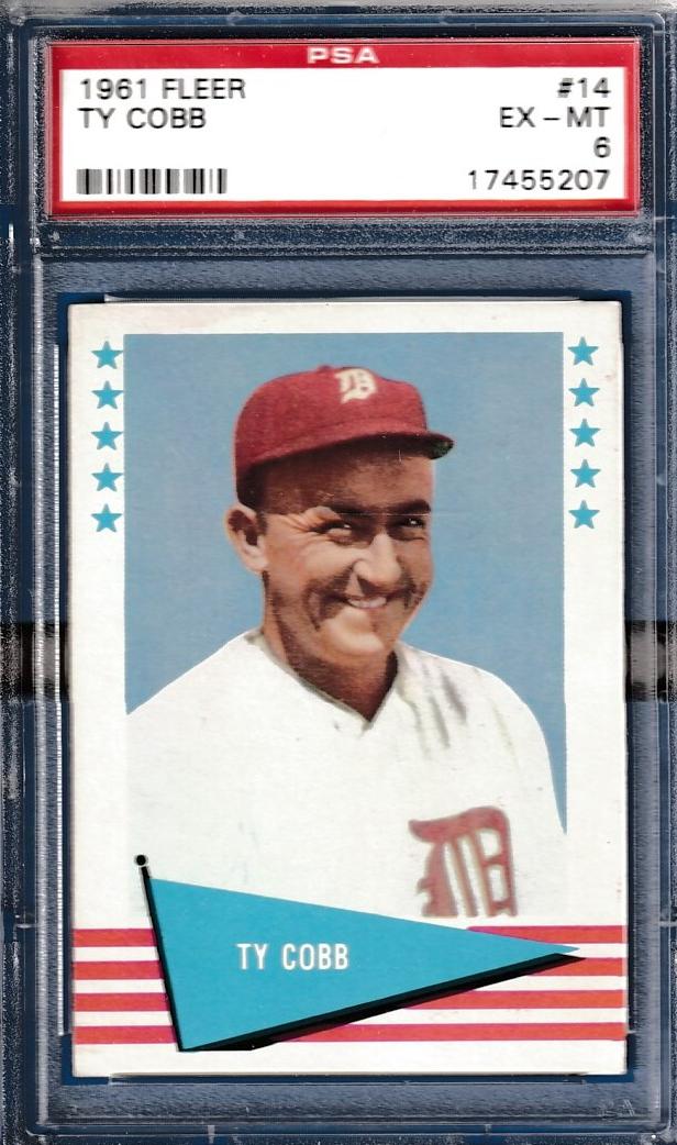 1961 Fleer # 14 Ty Cobb [#PSA] (Tigers) Baseball cards value