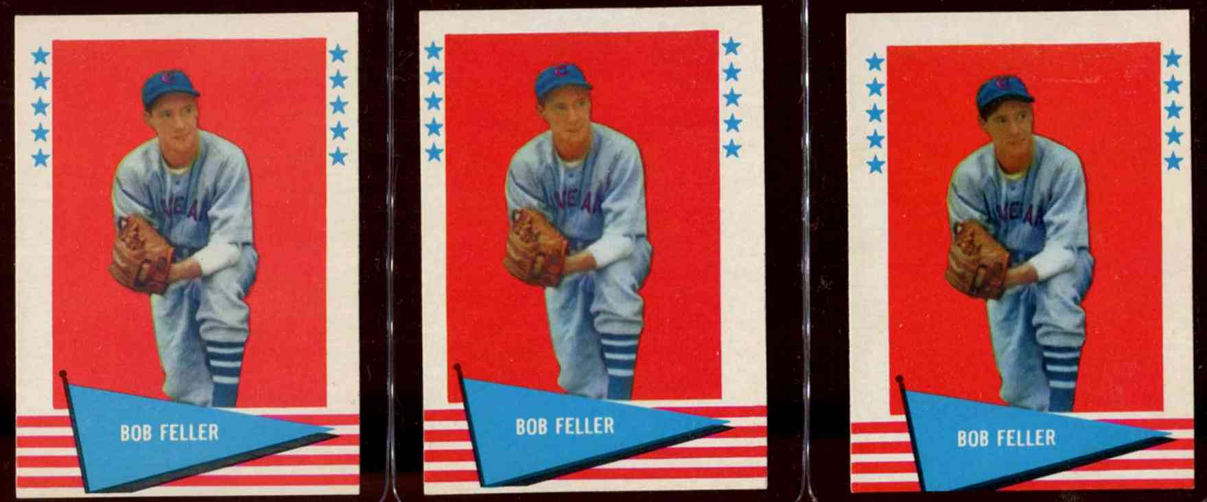 1961 Fleer # 25 Bob Feller [#] (Indians) Baseball cards value