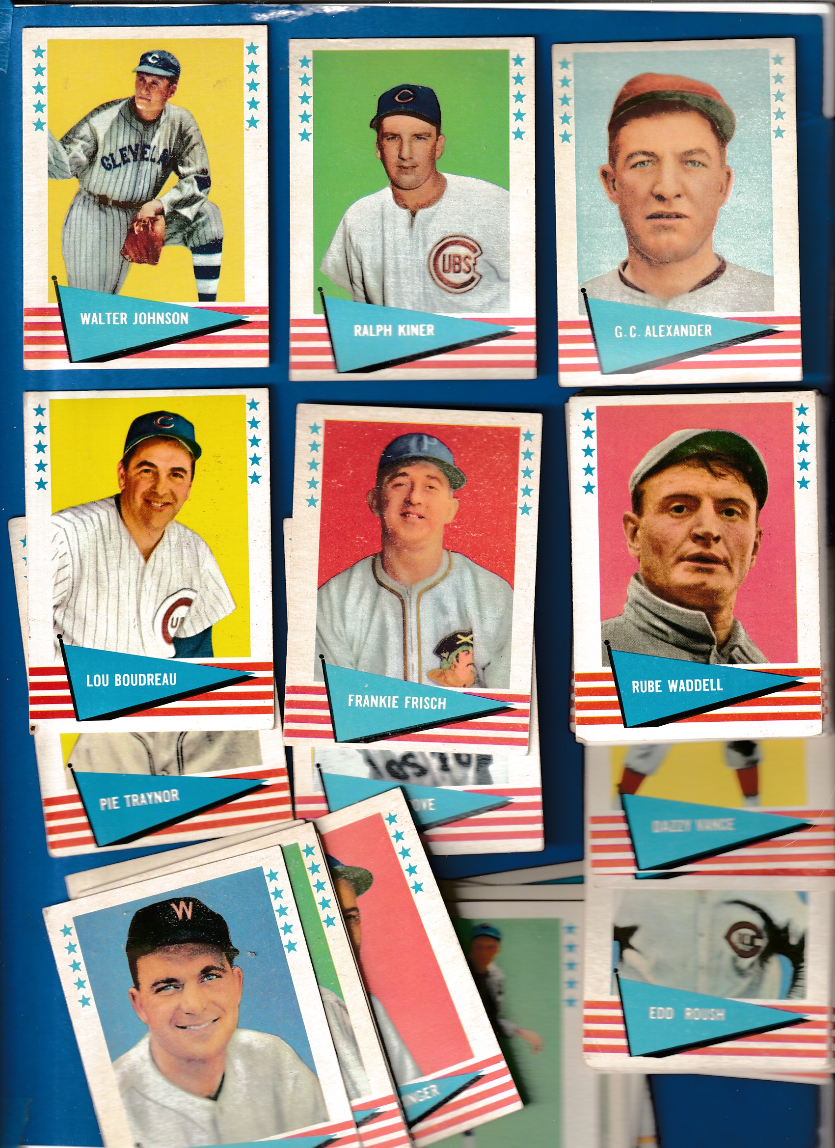  1961 Fleer  - Starter Set/Lot of (62) different Baseball cards value