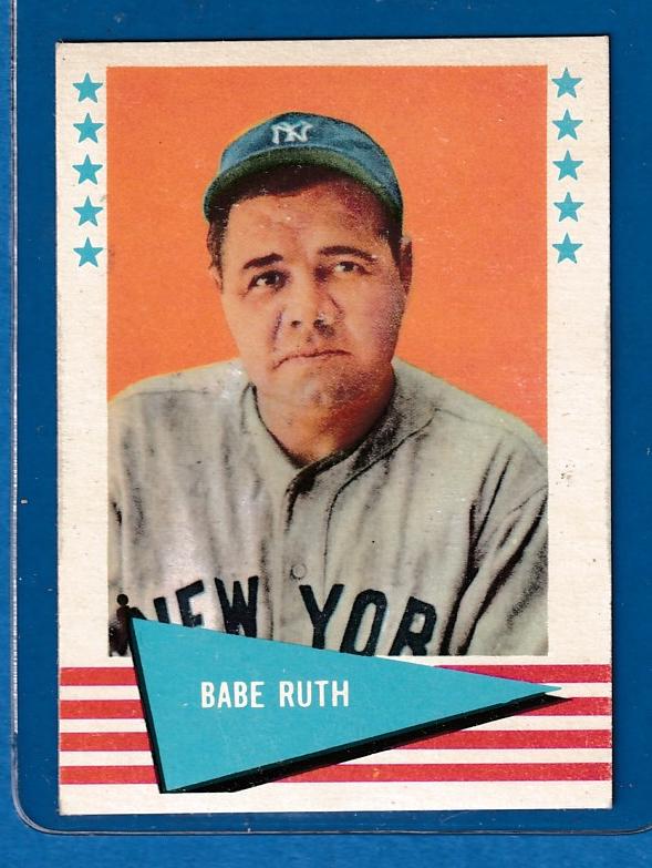 1961 Fleer # 75 Babe Ruth [#] (Yankees) Baseball cards value