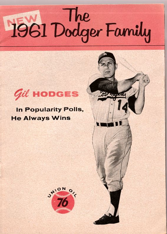  1961 Union Oil 76 - GIL HODGES - The 1961 Dodgers Family Baseball cards value