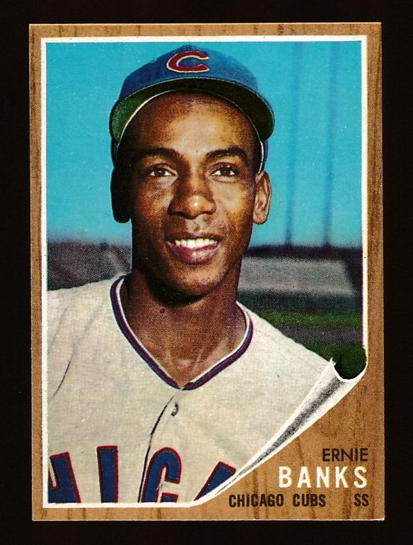 1962 Topps # 25 Ernie Banks [#] (Cubs) Baseball cards value