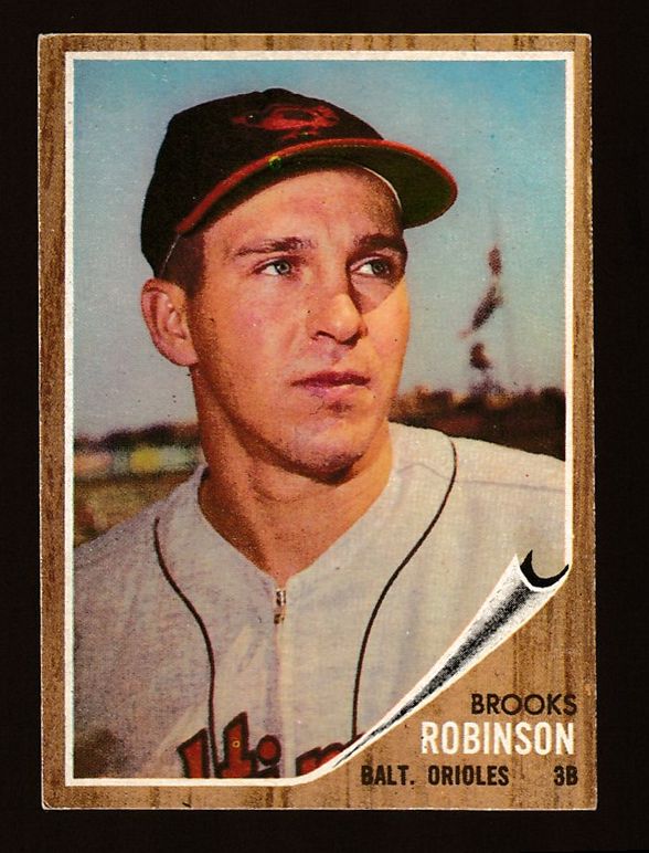 1962 Topps # 45 Brooks Robinson [#] (Orioles) Baseball cards value