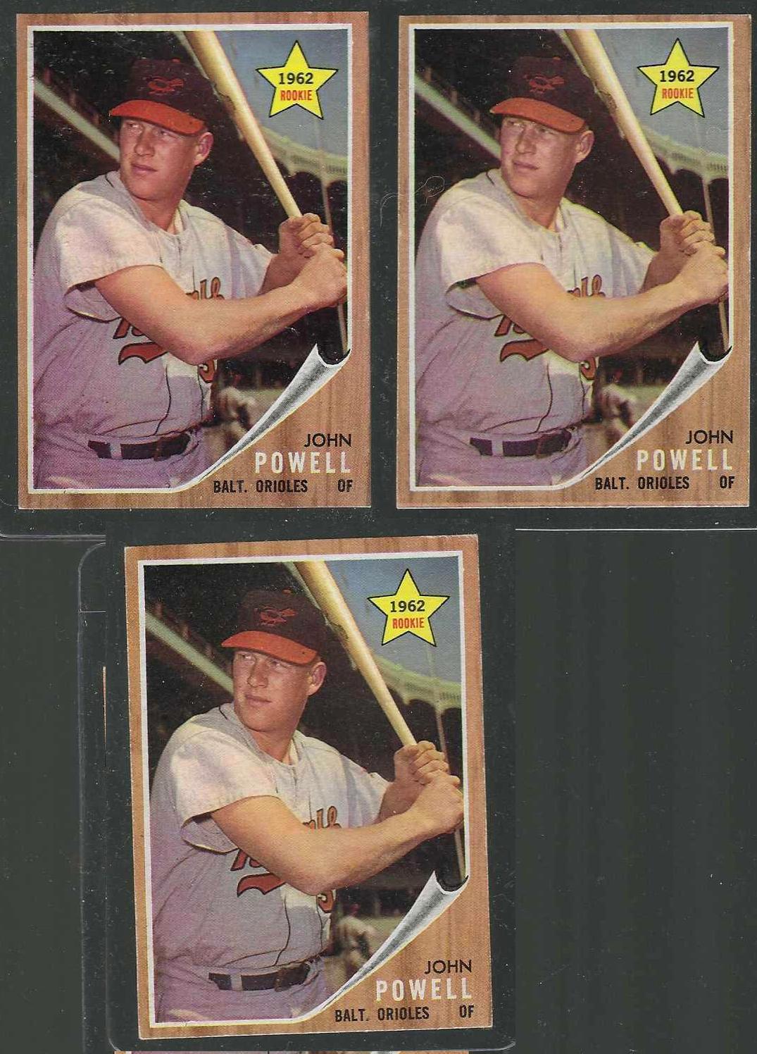 1962 Topps # 99 Boog Powell ROOKIE [#] (Orioles) Baseball cards value