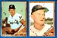 1962 Topps #147BA Bill Kunkel COMBO w/BOTH VARIATIONS !!! (K.C. A's)