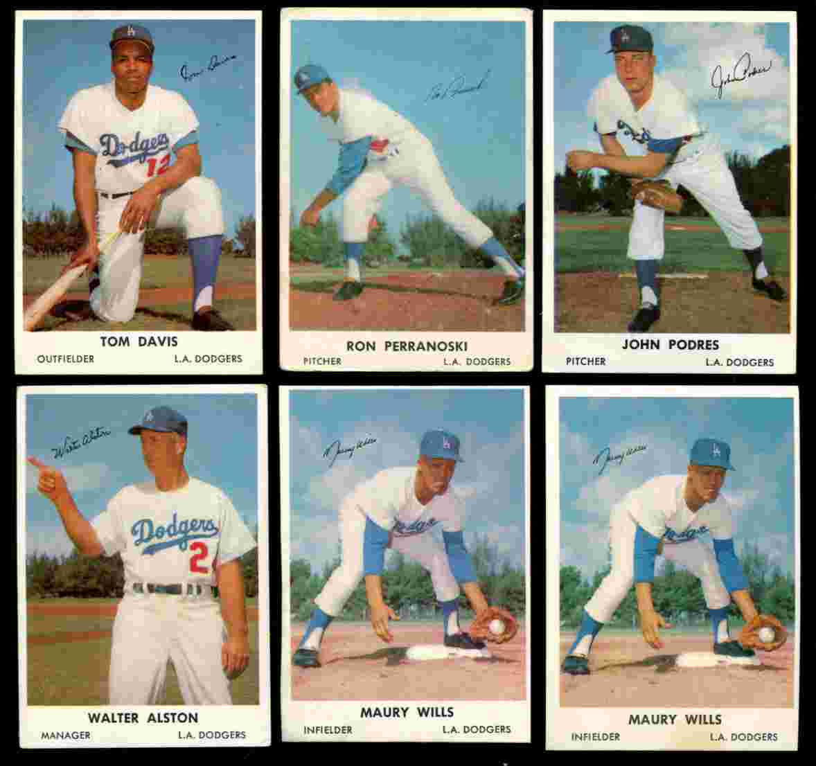 1961 Bell Brand Dodgers Maury Wills (Dodgers)