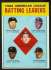1963 Topps #  2 AL Batting Leaders (MICKEY MANTLE) [#] (Yankees)