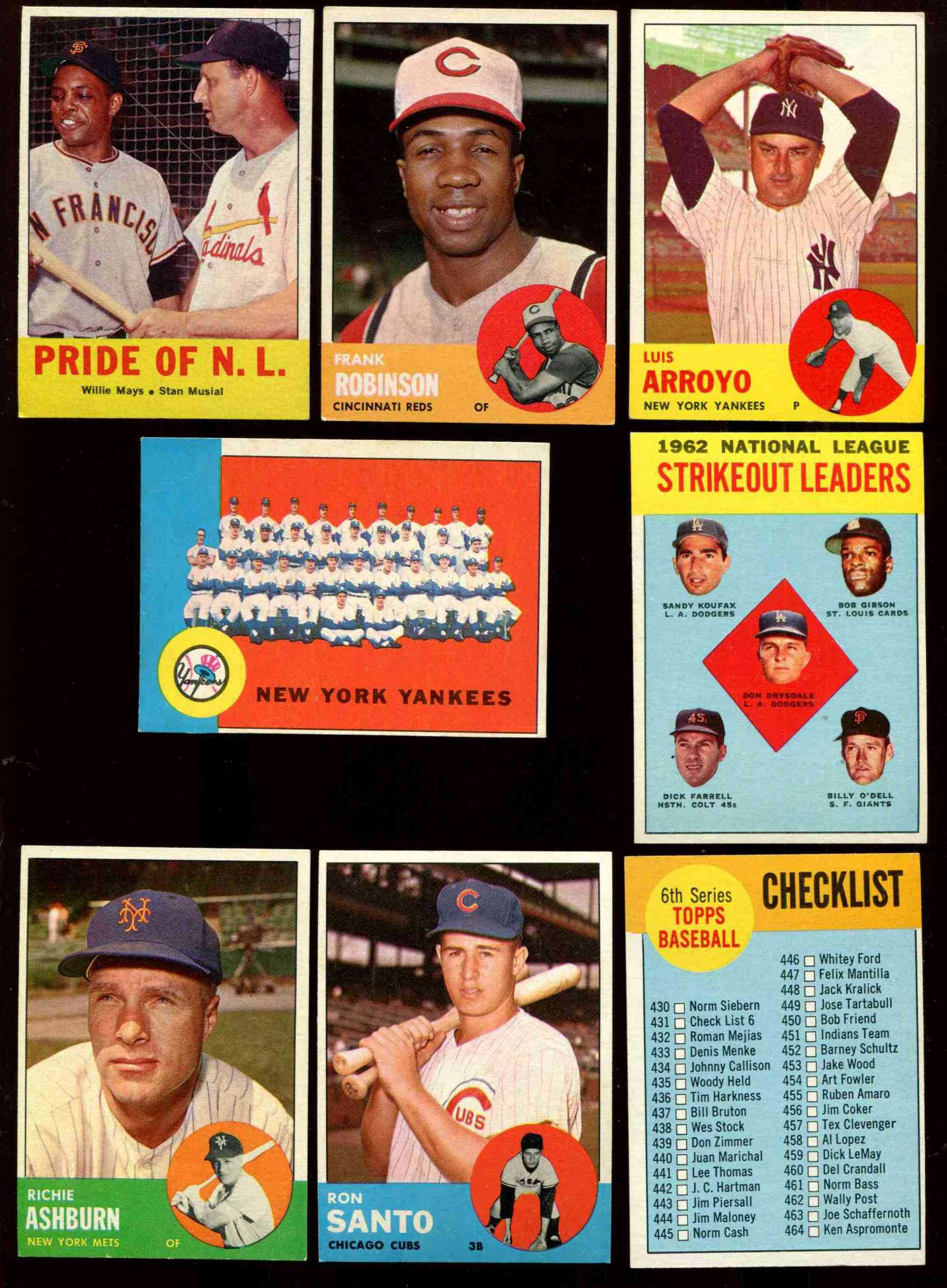 #370 complete your set you pick the card 1963 Topps Baseball #316