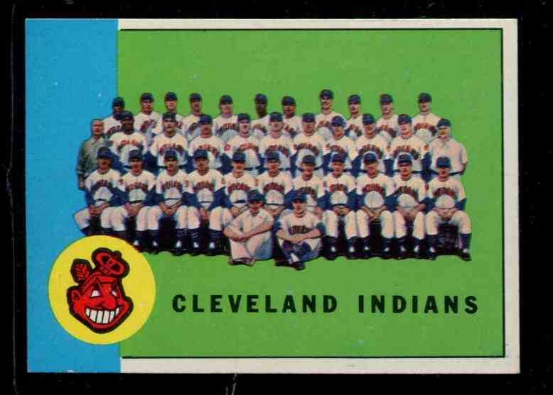 1963 Topps #451 Indians TEAM card SCARCEST MID SERIES [#] Baseball cards value