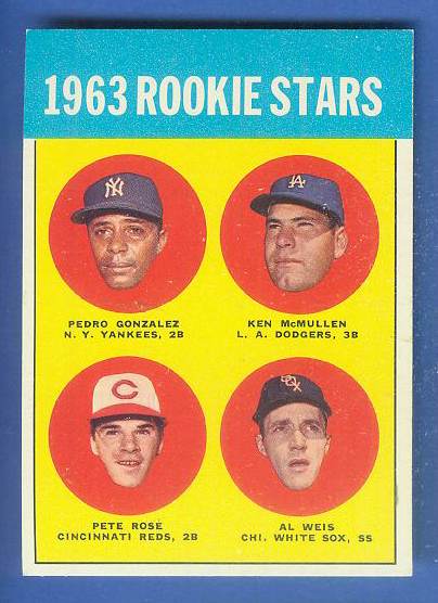 1963 Topps #537 PETE ROSE ROOKIE SCARCE HIGH SERIES (Reds) Baseball cards value