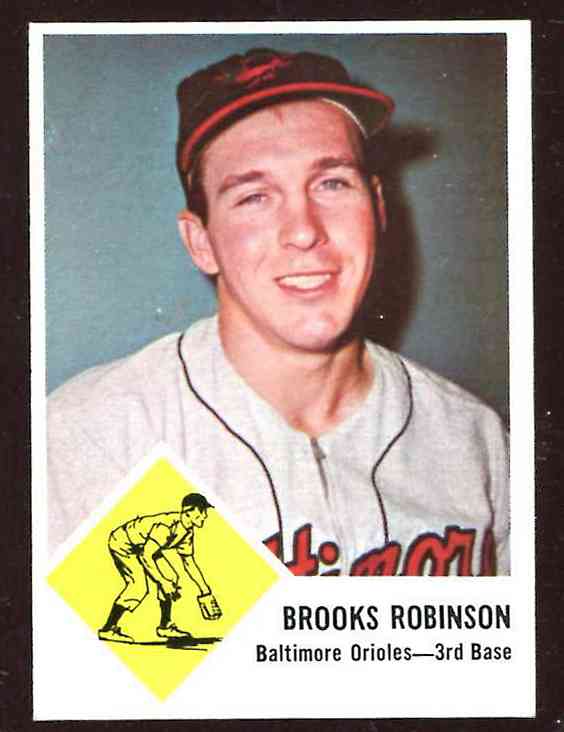 1963 Fleer # 4 Brooks Robinson (Orioles) Baseball cards value