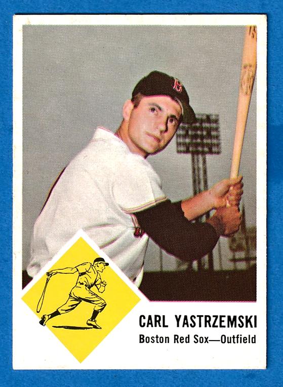 1963 Fleer # 8 Carl Yastrzemski (Red Sox) Baseball cards value