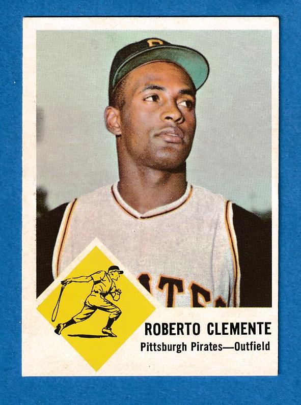 1963 Fleer #56 Roberto Clemente (Pirates) Baseball cards value