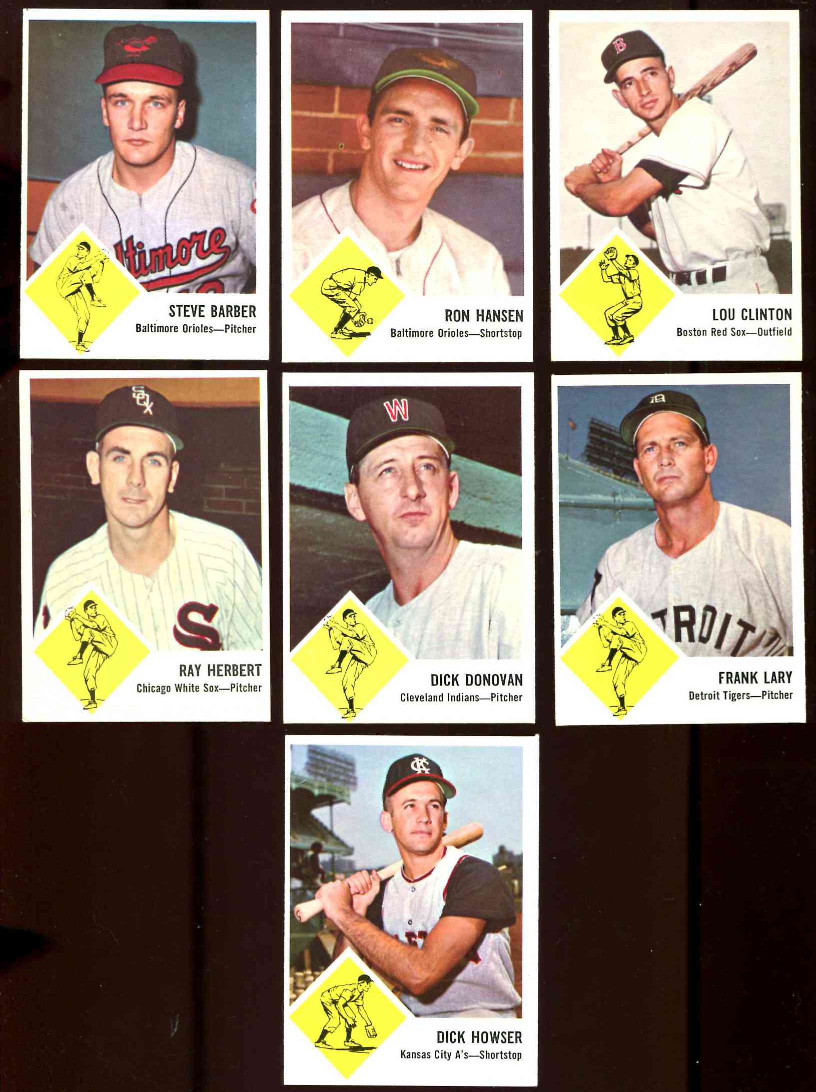 1963 Fleer # 6 Lou Clinton (Red Sox) Baseball cards value