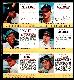 1963 Post Cereal - COMPLETE 6-Card PANEL w/ERNIE BANKS (Cubs)