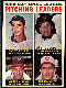 1964 Topps #  3 N.L. Pitching Leaders (Sandy Koufax/Juan Marichal)