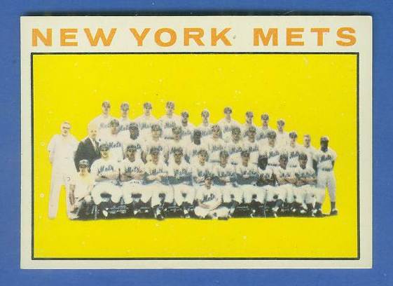 1964 Topps # 27 Mets TEAM card Baseball cards value