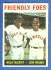 1964 Topps # 41 'Friendly Foes' (Willie McCovey/Leon Wagner) [#]