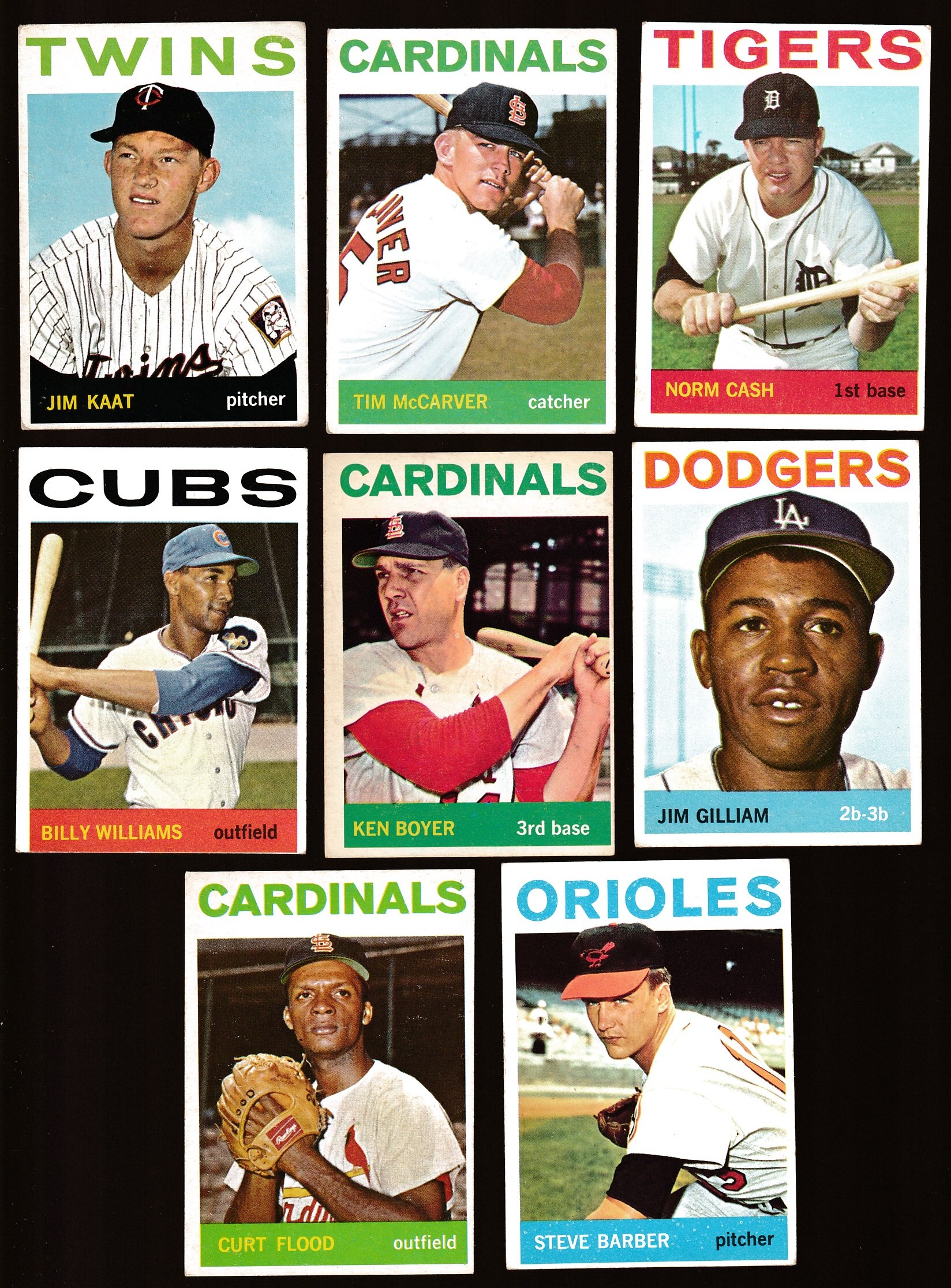 YOUR CHOICE 1964 TOPPS  BASEBALL 51-590 EX to NRMT...Complete Your Set!!! 