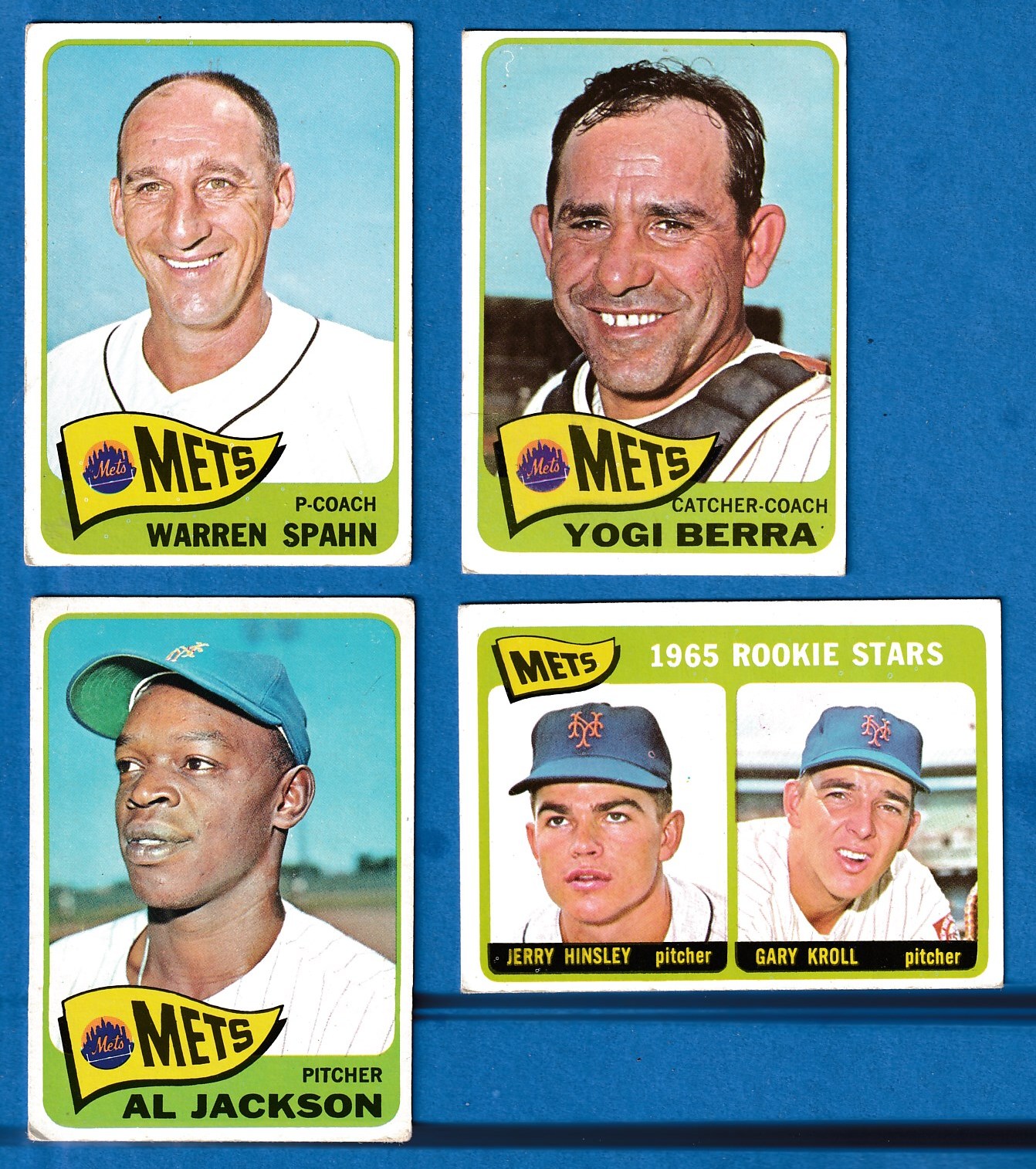 1965 Topps #470 Yogi Berra (Mets) Baseball cards value