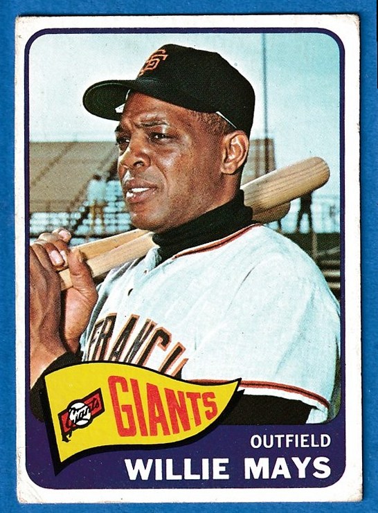 1965 Topps 250 Willie Mays (Giants)