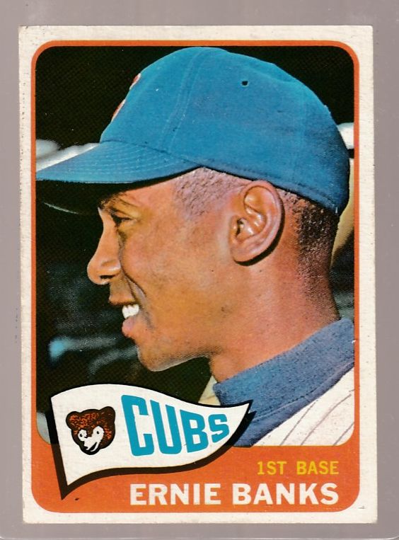 1965 Topps #510 Ernie Banks [#] (Cubs) Baseball cards value