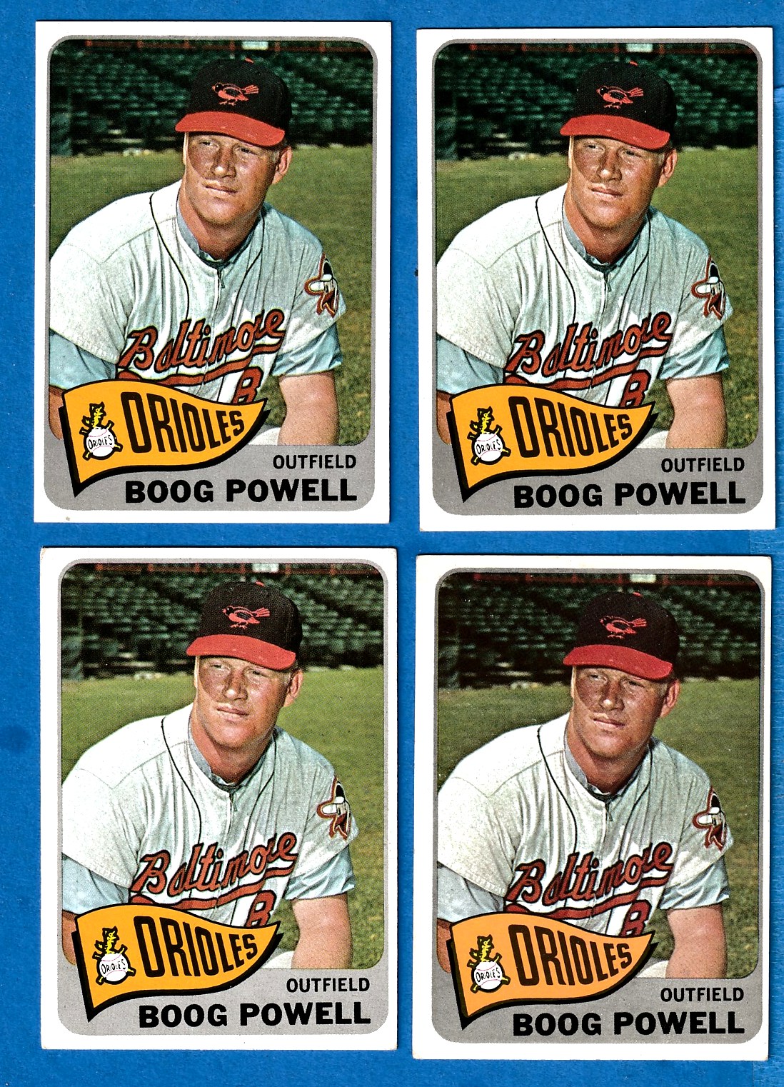 1965 Topps #560 Boog Powell SHORT PRINT [#] (Orioles) Baseball cards value