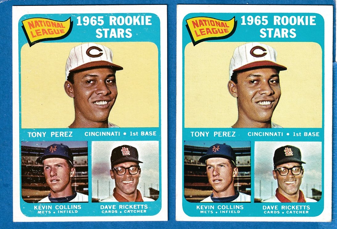 1965 Topps #581 Tony Perez SHORT PRINT ROOKIE (Reds Hall-of-Famer) Baseball cards value