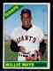 1966 Topps #  1 Willie Mays [#] (Giants)