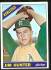 1966 Topps # 36 Jim Hunter [#] (2nd year card) (Kansas City A's)