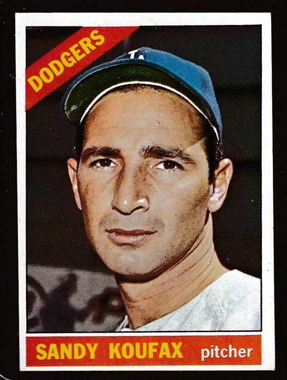 1966 Topps #100 Sandy Koufax (Dodgers) Baseball cards value