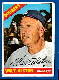 1966 Topps #116 Walt Alston MGR AUTOGRAPHED (Dodgers,deceased)